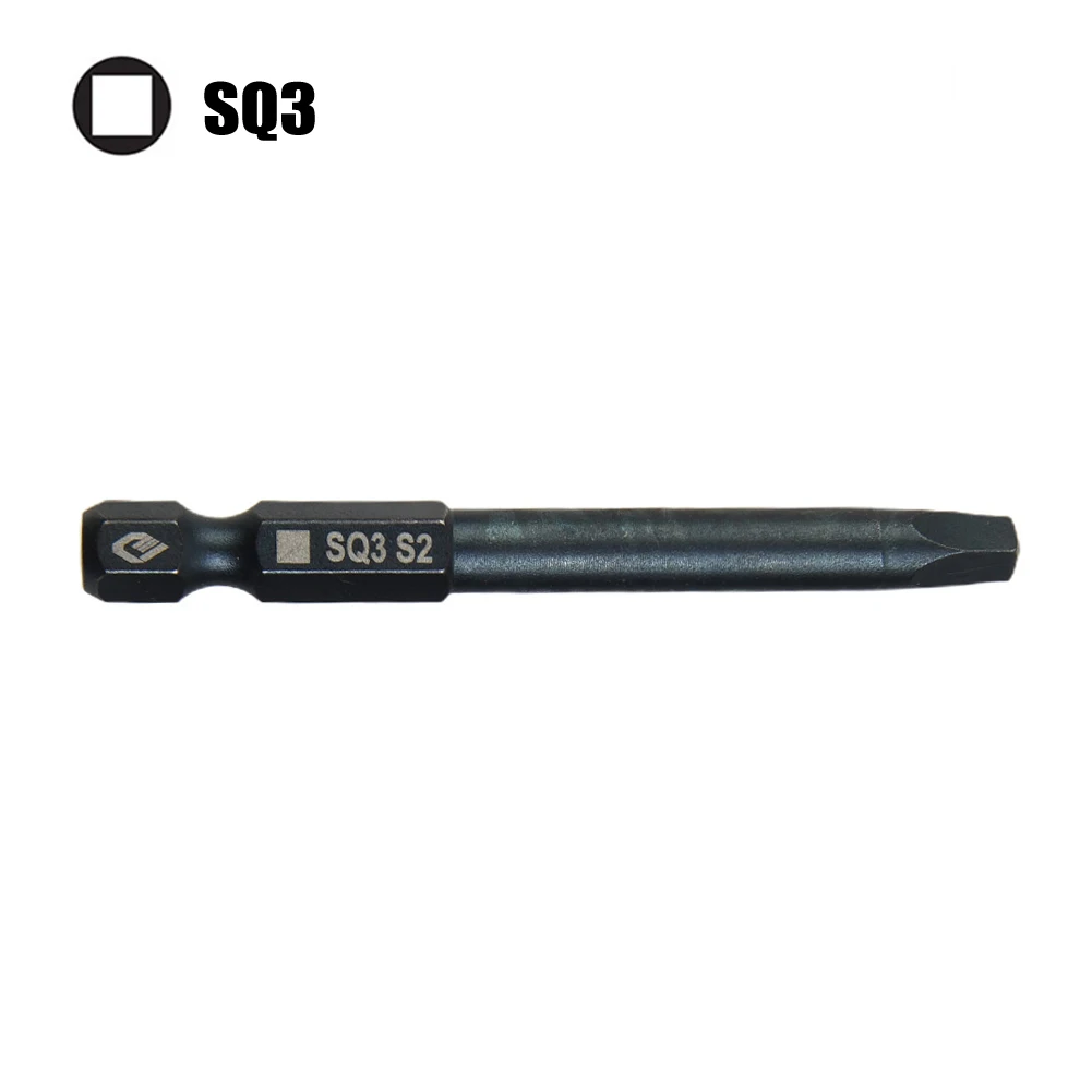 

Dark Blue Screwdriver Bits Hand Tools Strong Magnetic 1/4Inch 6.35mm Electric Screwdriver Locked Screws SQ0 SQ1