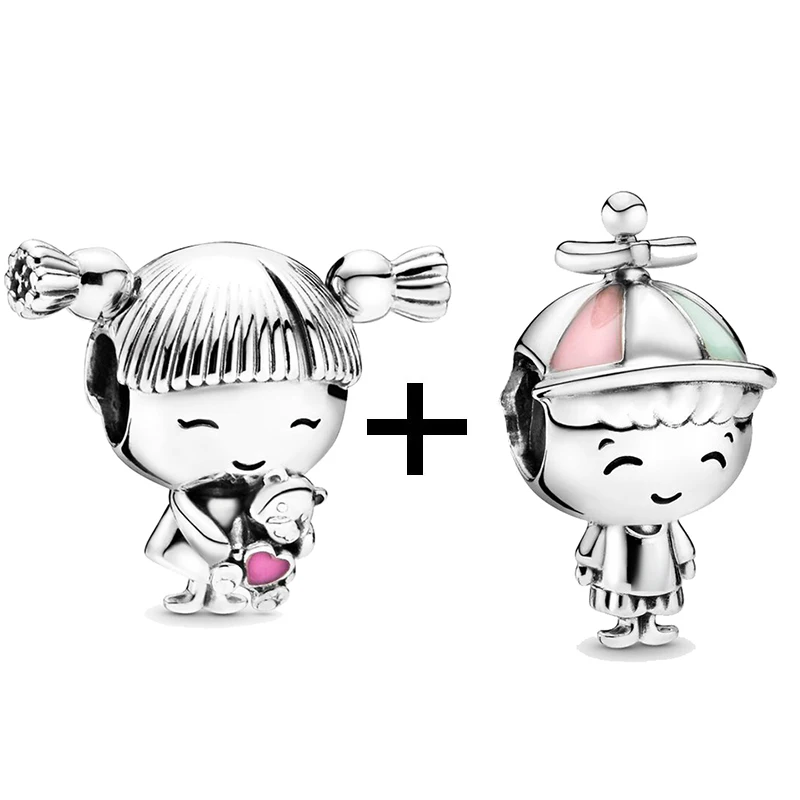 2 шт./лот серебряные бусины с перьями подвеска подходит для DIY брендовых браслетов