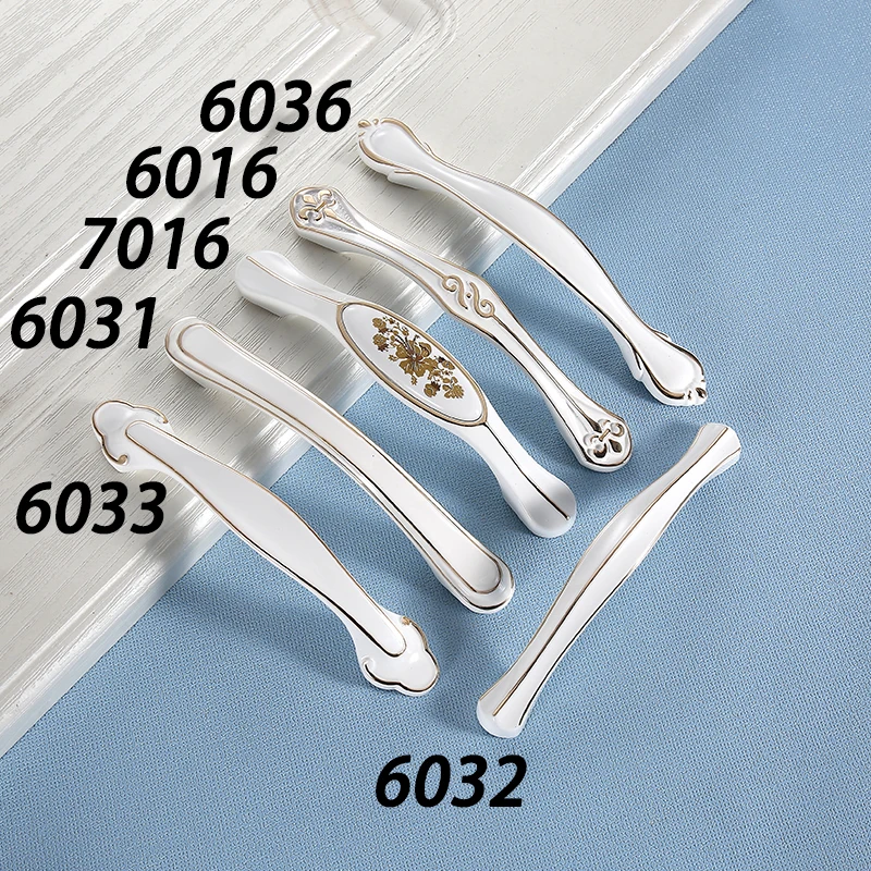 

Cabinet Handles Lvory White Kitchen Cupboard Door Pulls Drawer Knobs European Fashion Furniture Handle Hardware Wholesale