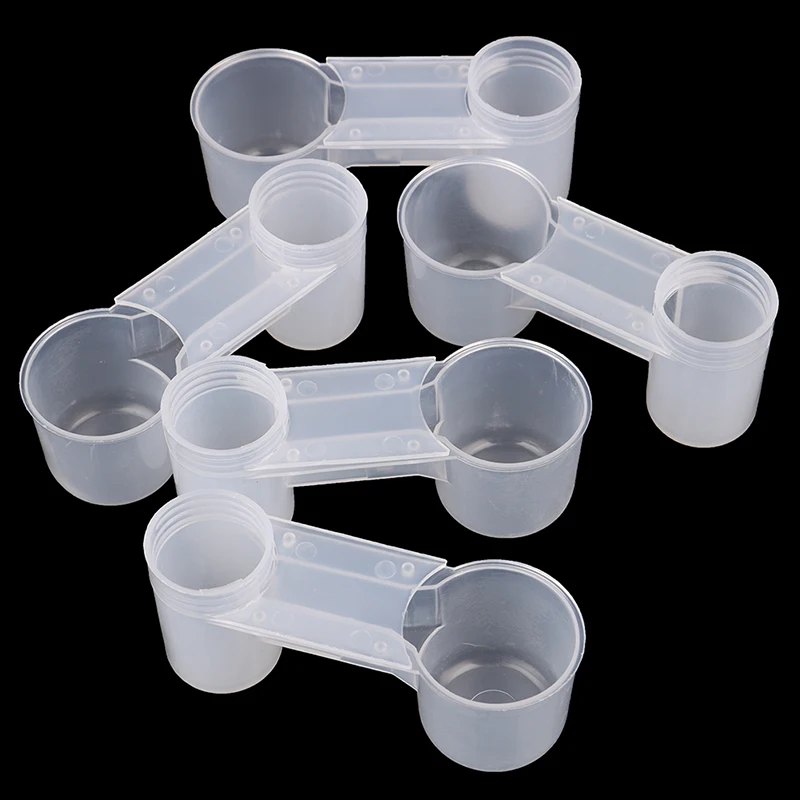 

5Pcs Plastic Bird Feeder Clear Water Bottle Drinker Cup for Pigeon Bird automatic feeders bird food