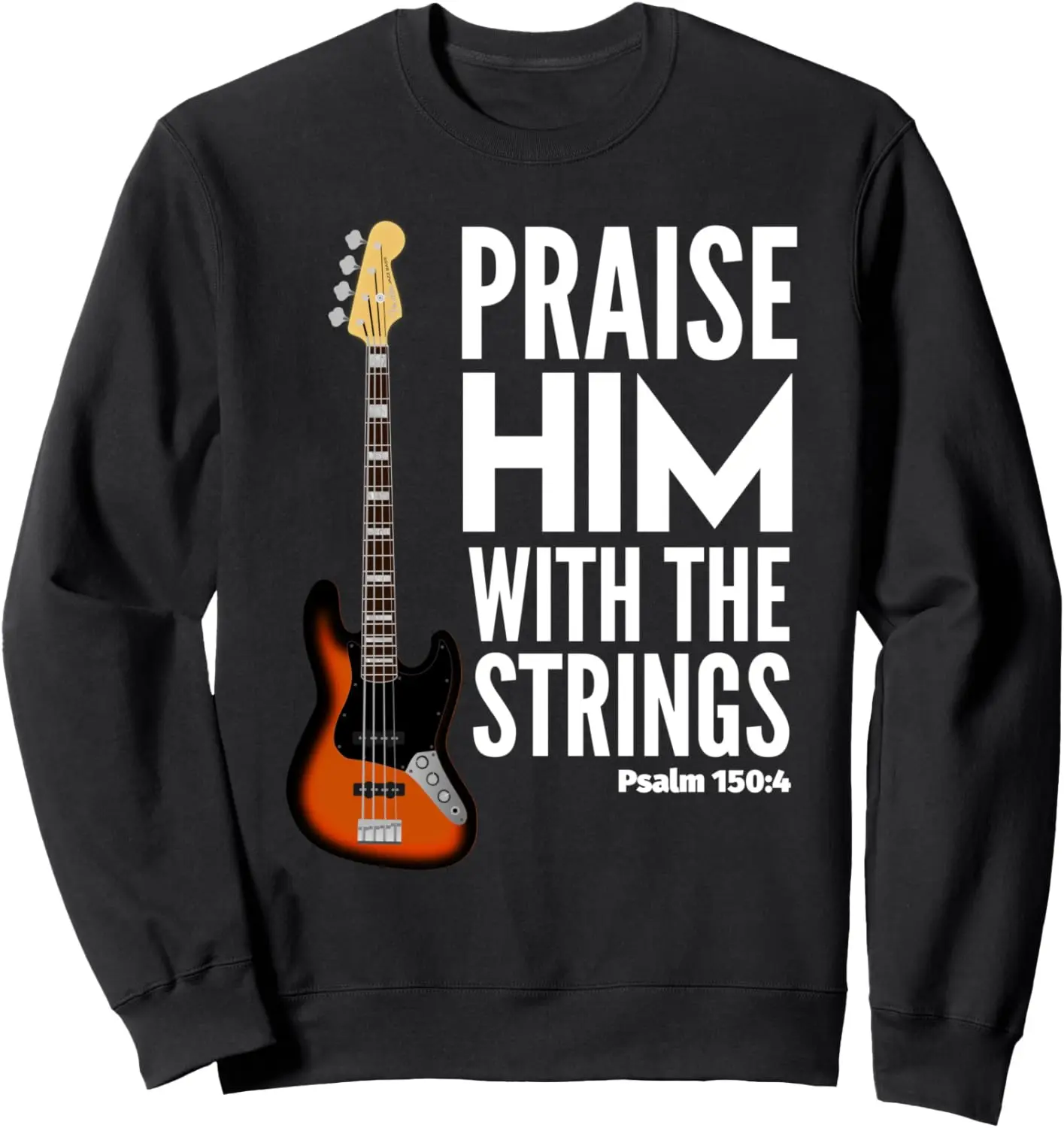 Psalm 150 — Хвала его со струнами толстовка для бас-гитары