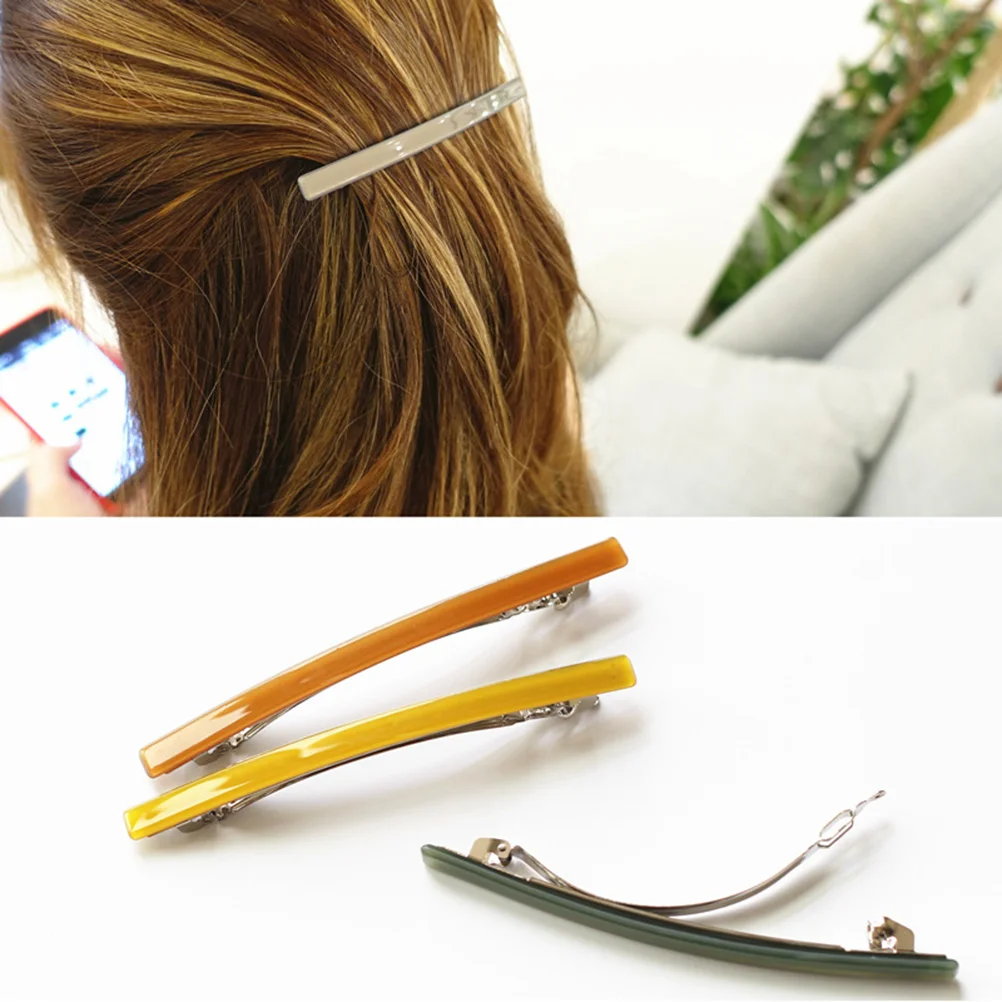 

5Pcs Pearl Hair Clip Pearl Chic Hair Side Clip For Girls Barrette Creative Pink for Women Girls Ladies