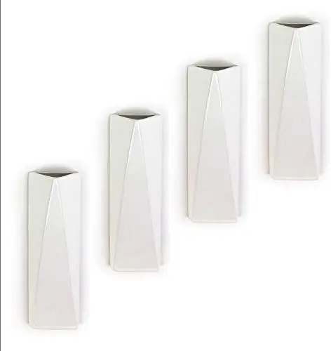 

Humidificador de 4 piezas de cerámica GEO largo plano para fijación al radiador, calefacción, difusor de agua, jarrón de par