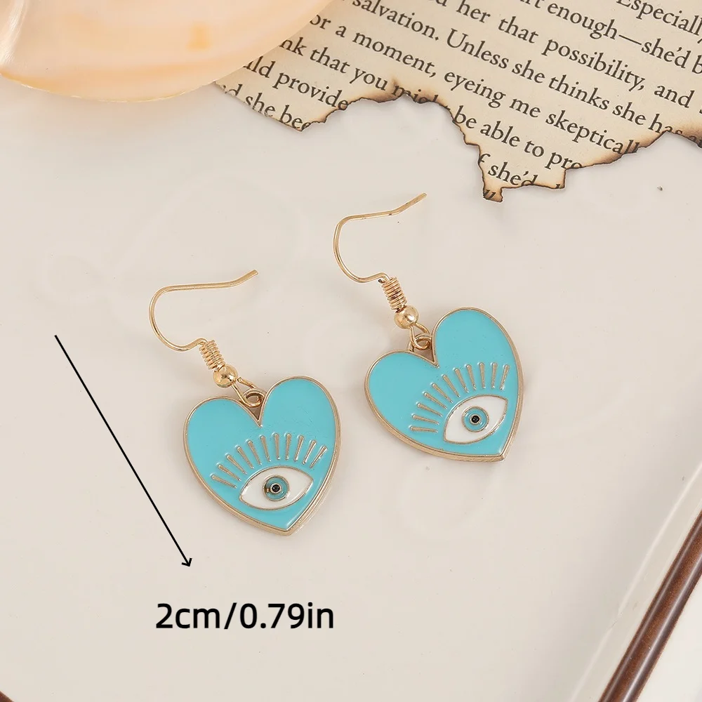 Серьги Partysu в Корейском стиле с дьявольскими глазами элегантные темпераментные