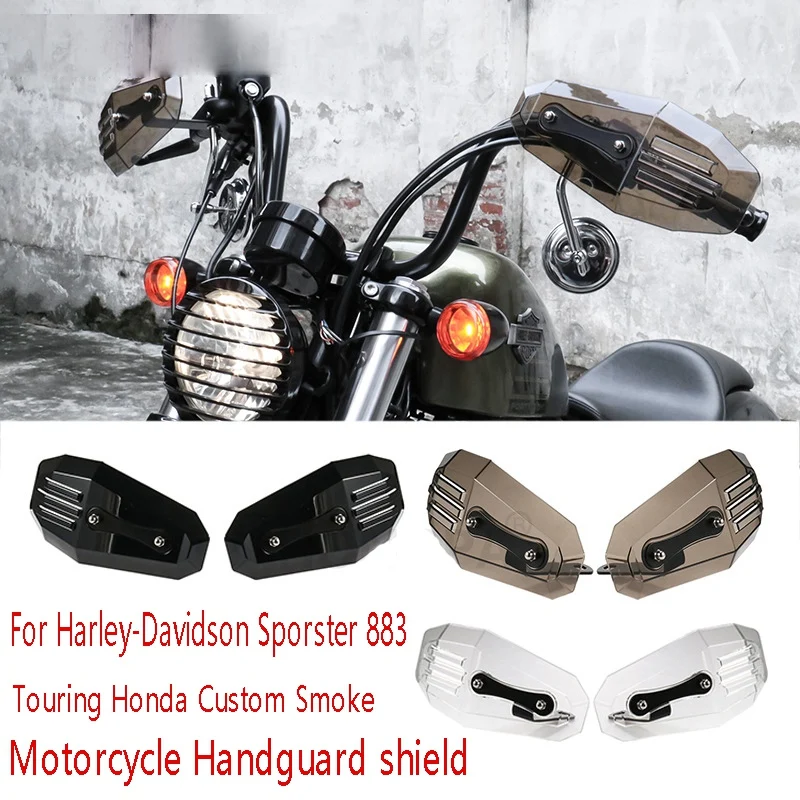 

Motorcycle Handguard Shield Protector Windshield for Sportster 883 Touring Honda Custom