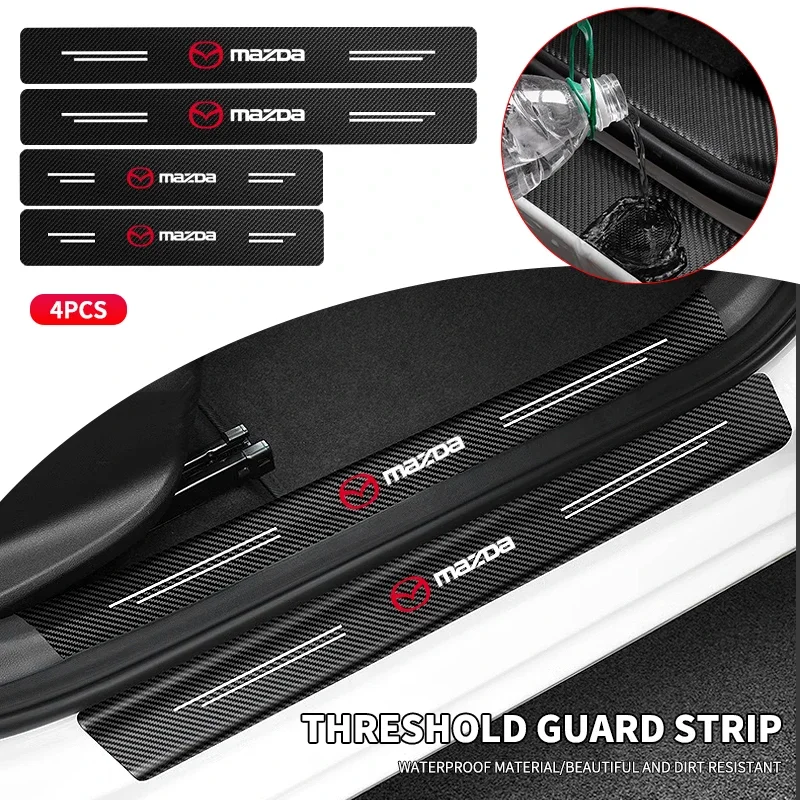Защитная Накладка на порог автомобиля для Mazda CX30 2 3 6 CX5