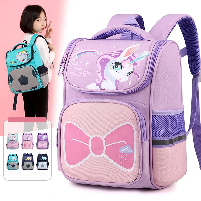 2022 New Children SchoolBags Kawaii Unicorn Cartoon School Backpack Boys Girls Kindergarten Kids Primary Schoolbags Waterproof