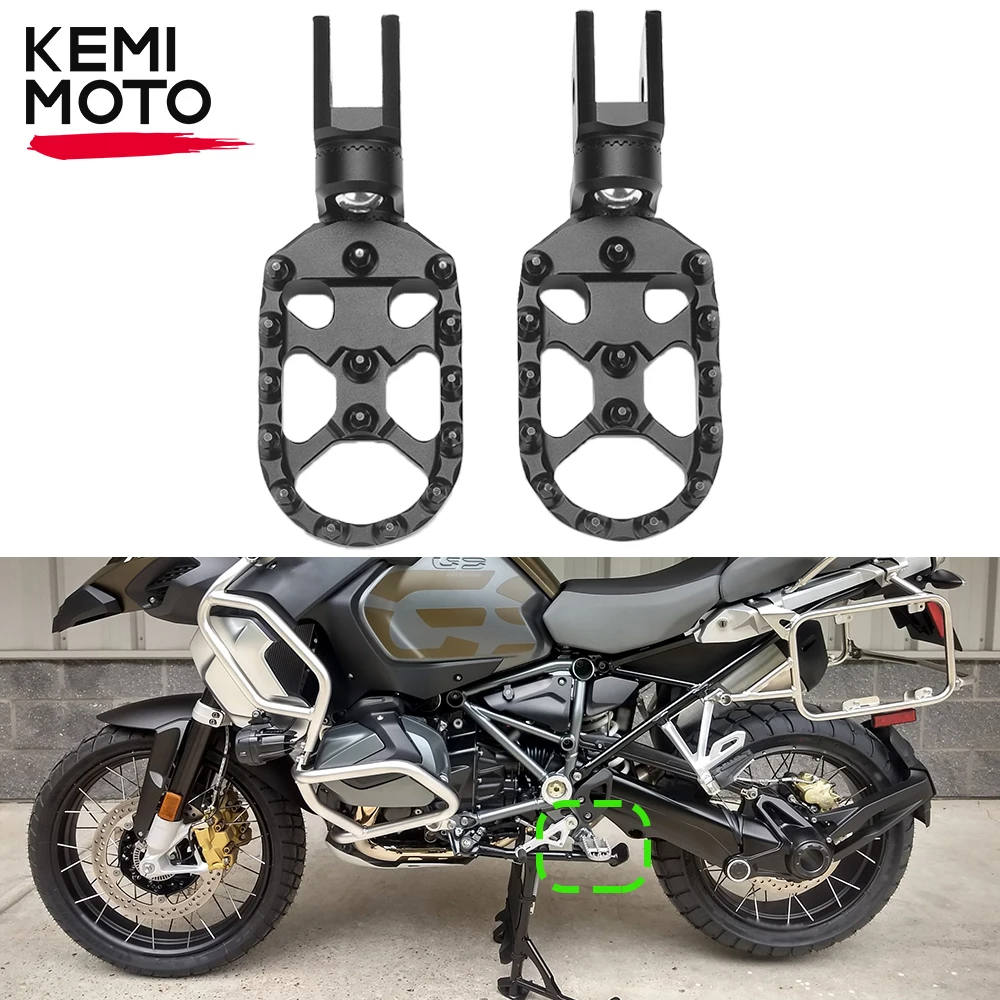 

Front Rear Footrest Rotatable Footpegs Passenger Foot Pegs for BMW R1200GS R1250GS R 1200 1250 GS LC Adventure ADV Accessories