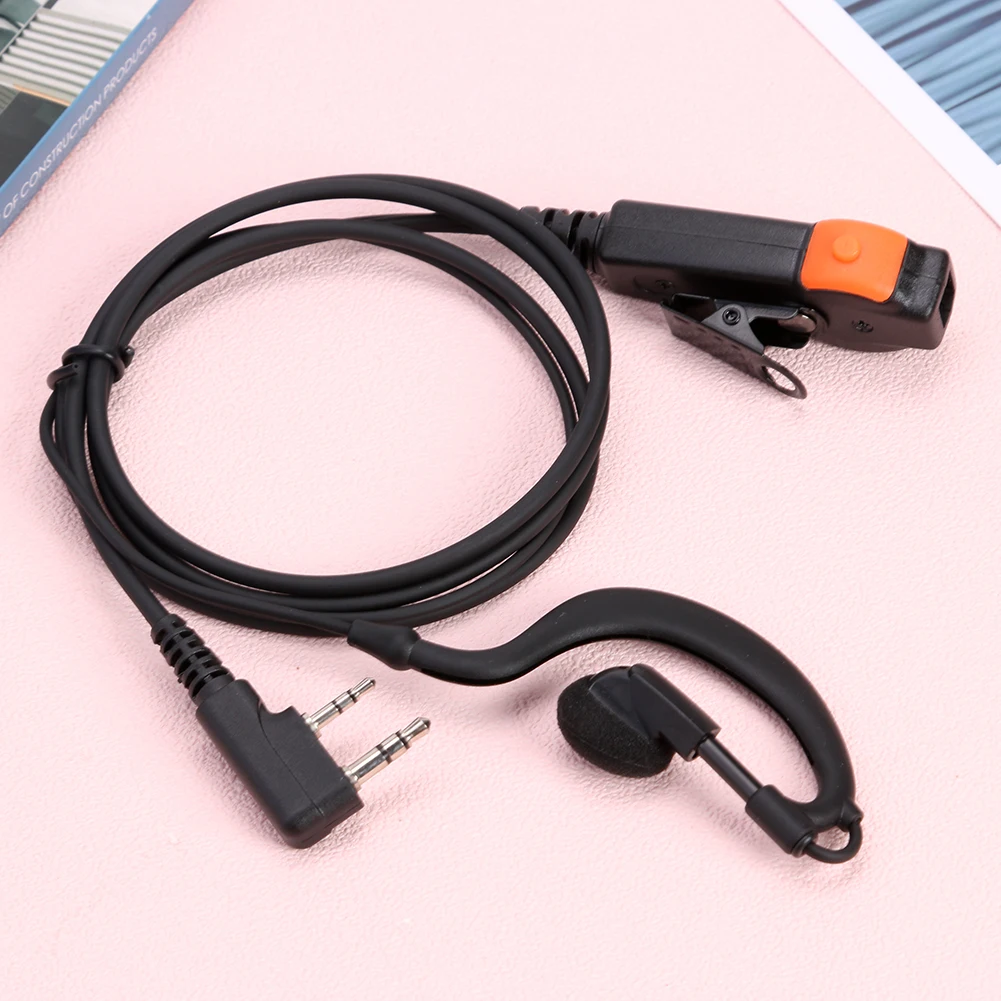 

for Kenwood Baofeng Radio Walkie-talkie Dual PTT 2pin K-type Earpiece Headset Radio Accessories