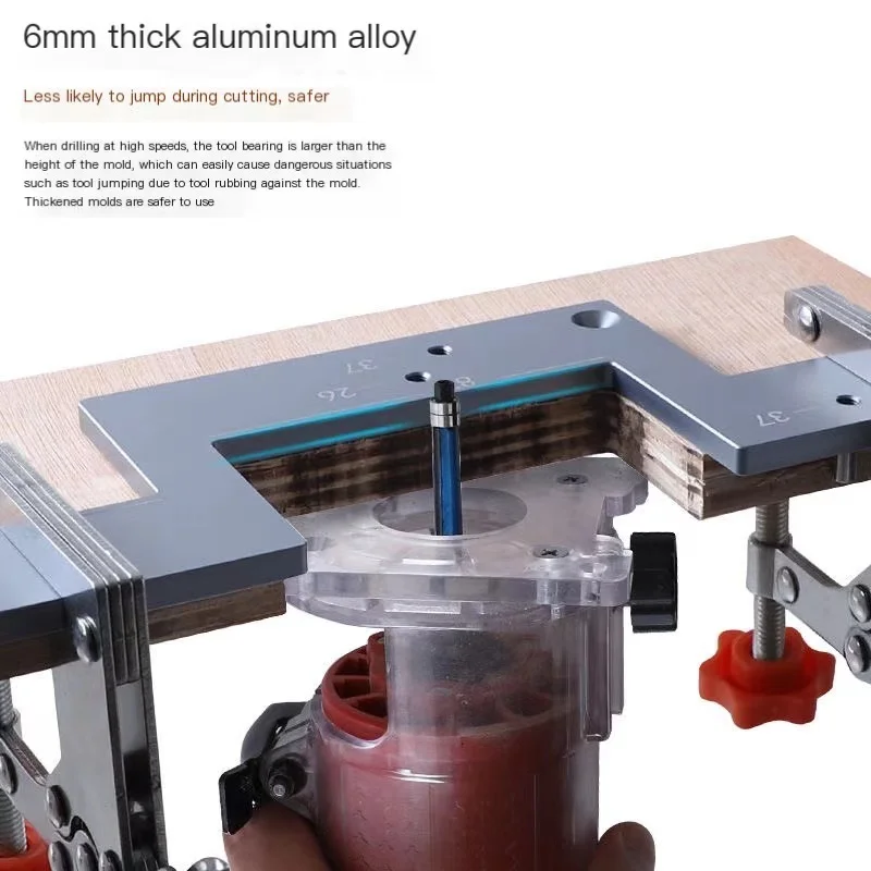 Невидимый трафарет для пазов со встроенной ручкой шкафа кухонной ручки двери без