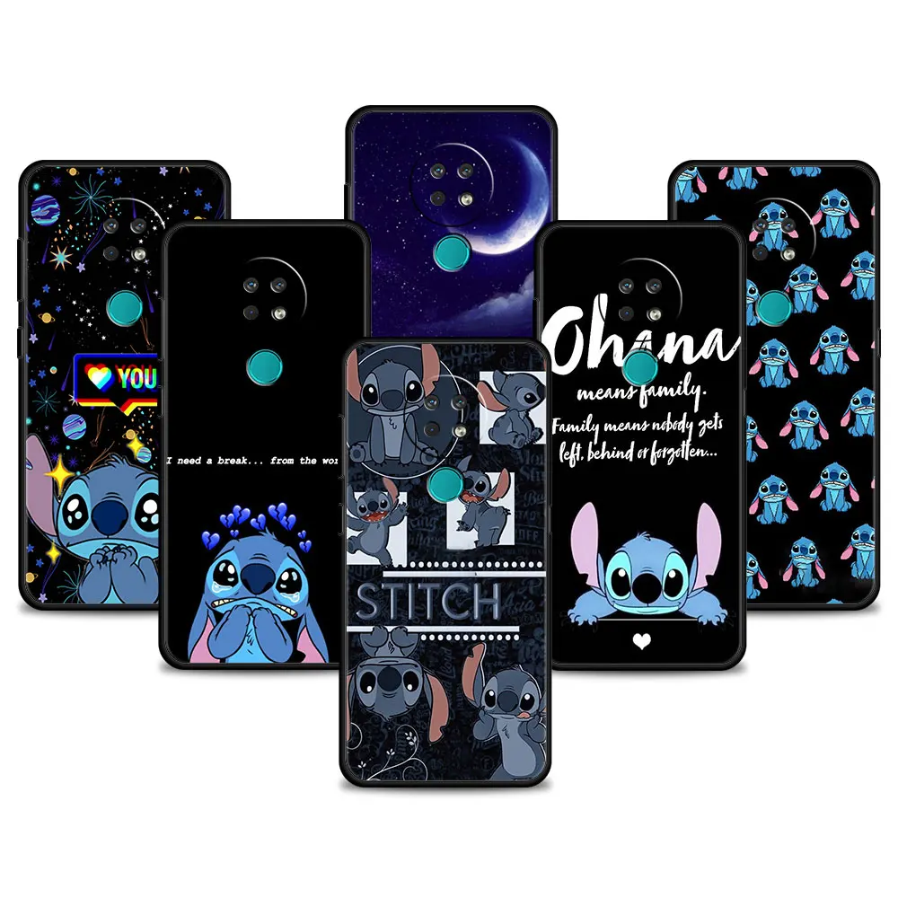 

For Nokia 3 5 5 7 2 8 1 2 2 4 X20 G10 XR20 G20 G11 C30 X10 G21 C20 G50 Covers Funda Celular Case Disney Blue Lilo Stitch