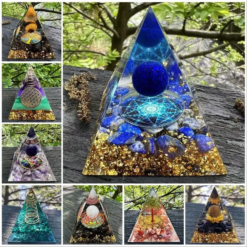 

Crystals Pyramid Natural Crystals Home Office Decoration Energy Generator Healing Reiki Chakra Meditation Ornaments Crafts Gift