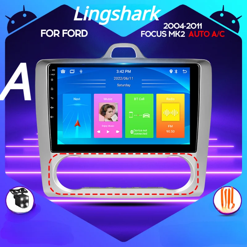 A -Android10 9-дюймовый сенсорный экран автомобильное радио аудио видео стерео плеер