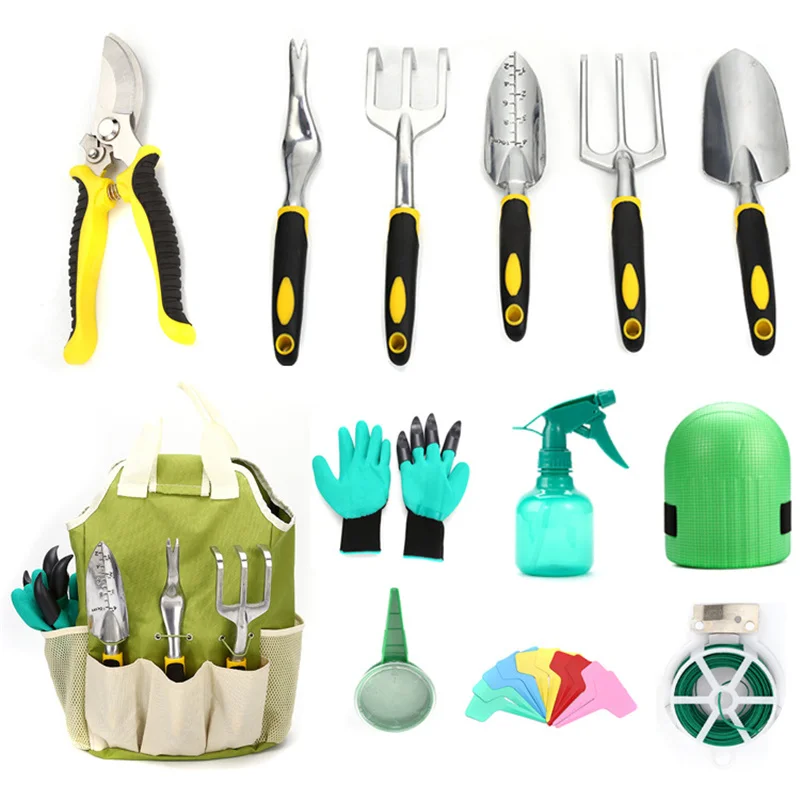 

Набор садовых инструментов из алюминиевого сплава, 13 предметов, лопаты для выращивания и посадки