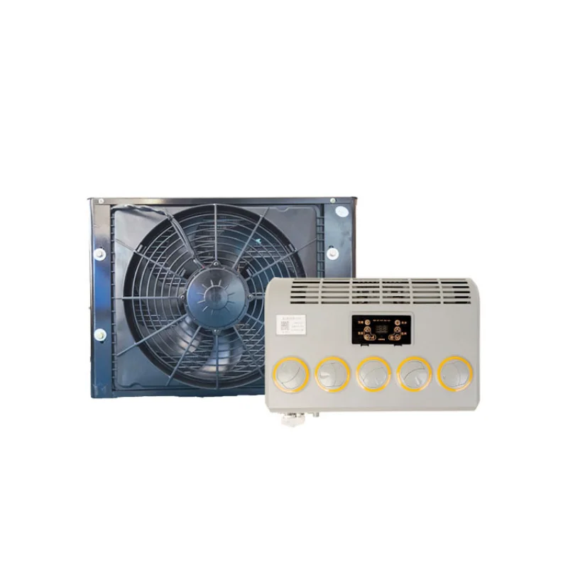 

2023 полезный энергосберегающий портативный двухчастный электрический кондиционер для автомобиля 12 В