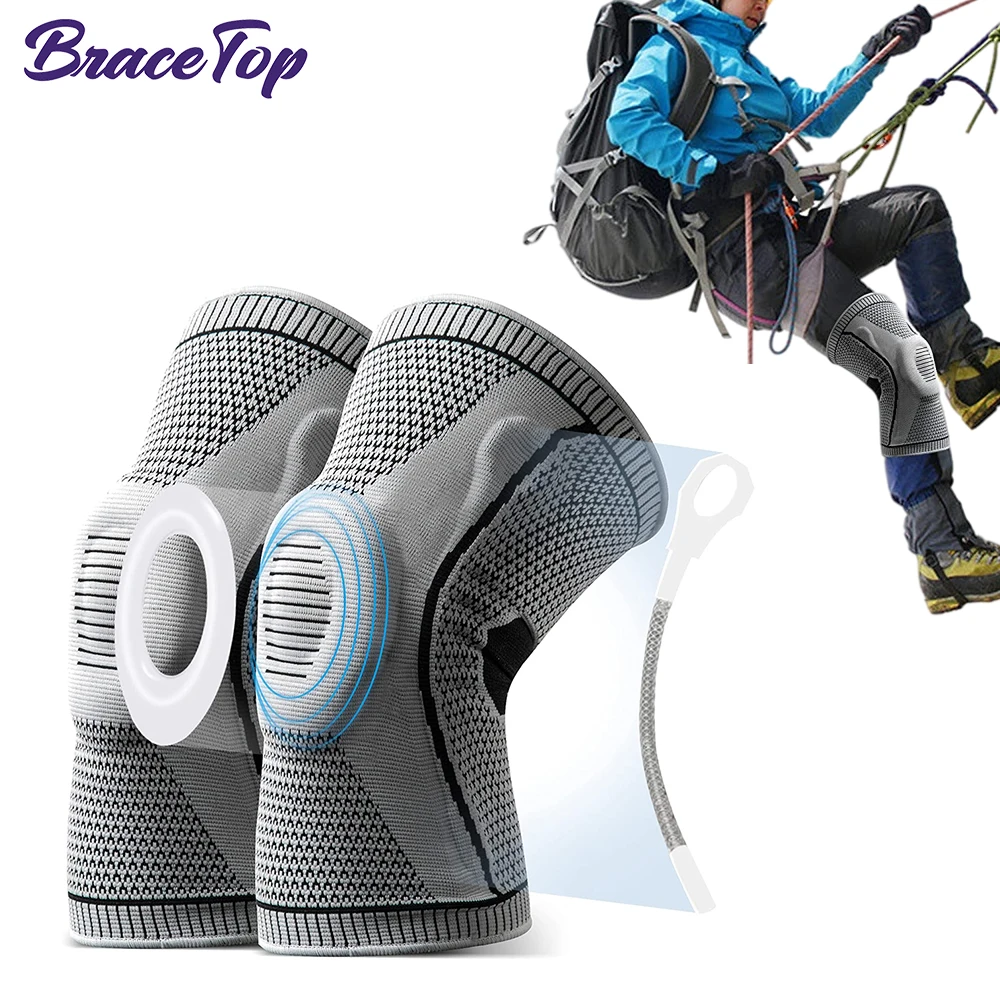 

BraceTop Professional Knee Brace, Medical Grade Knee Patella Protector for Knee Pain Arthritis, Meniscus Tear, Joint Pain Relief