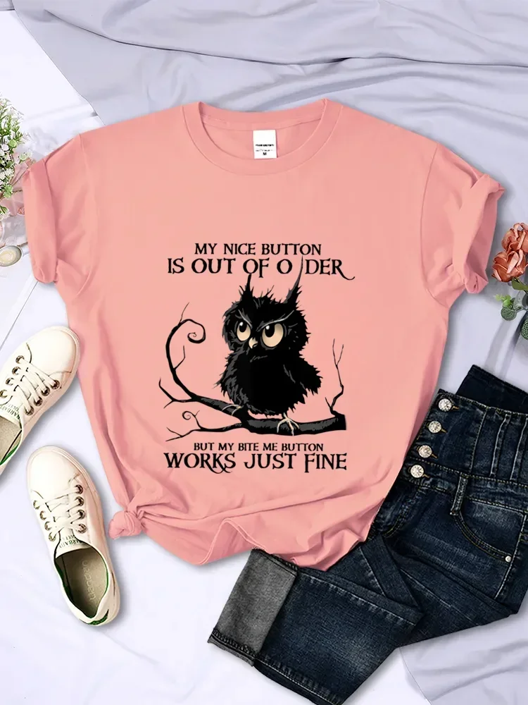 Футболка женская с рисунком совы мягкий креативный винтажный топ коротким