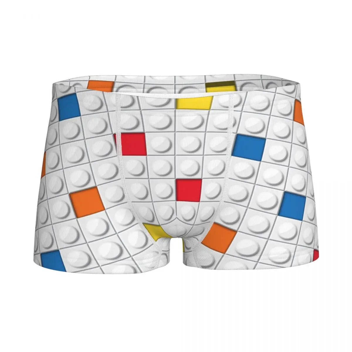 

Colorful Building Blocks Children Boys Underwear Cotton Shorts Panties Art Print Men Boxer Fashion Breathable Underpants Briefs