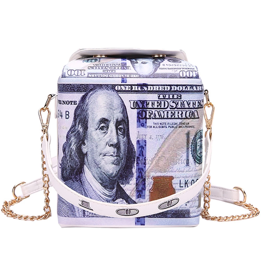 

2022 женские модные сумки через плечо для девочек, Наплечная Сумка доллара, Роскошный дизайнерский бренд, Женская Повседневная сумка с принто...