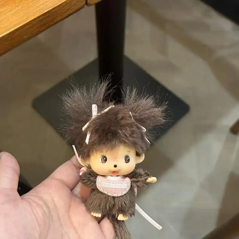 Фото Мультяшная плюшевая игрушка Monchhichi из серии Cross Dressing, кукла с наполнителем из ПП хлопка, брелок-подвеска для декора рюкзаков девочек №3
