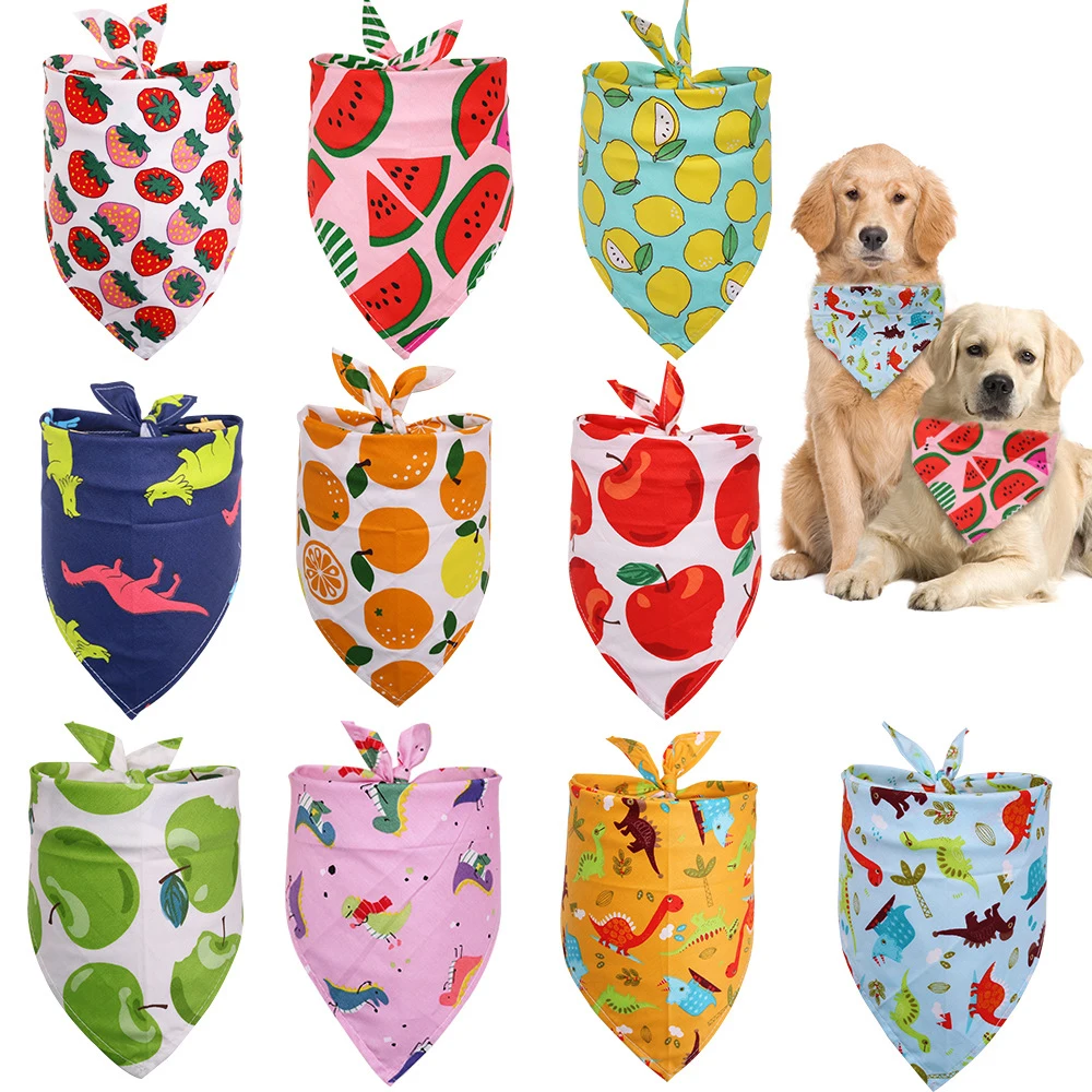 

Classic Summer Style Pet Dog Bandana Cat Puppy Kerchief Pet Dog Accessories Pet Neckerchief Scarf Dog Saliva Towel
