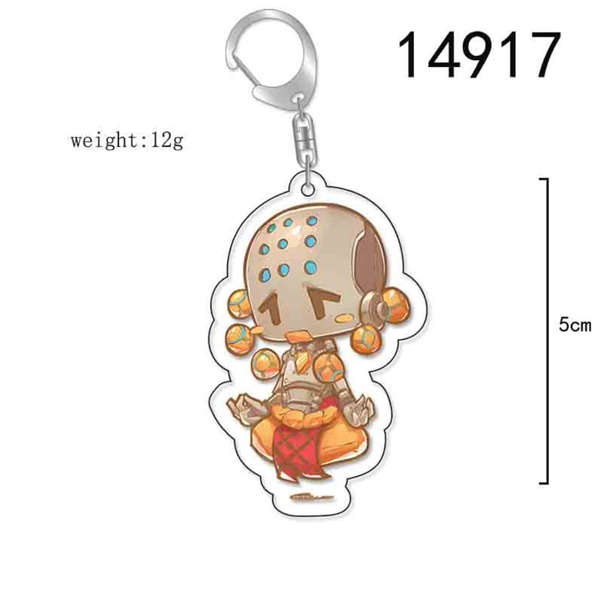 Аниме GOODS акриловый брелок милый y2k Overwatch для сумки ключи от машины сумка ключей