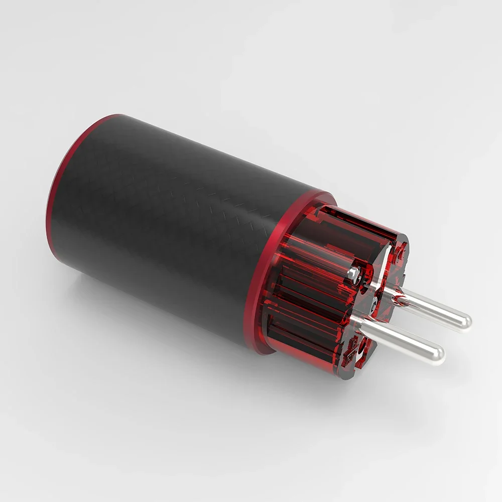 Вилка Viborg VE504Ag из чистого серебра высококачественная вилка питания Schuko высокая