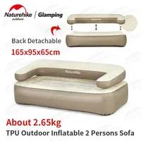 Naturehike TPU Air Inflatable Sofa Removable Camping Bed Inflatable Outdoor Mattress Portable Multifunction Lounger Travel Couch