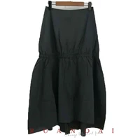 solid color half body skirt for toteme 2022 summer new french stacked layer elastic pleated high waist thin puffy skirt female