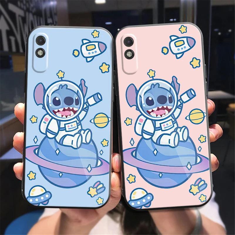 

Disney Stitch Cute Phone Case For Xiaomi Redmi 9 9i 9AT 9T 9A 9C 10 Note 9 9T 9S 10 10 Pro 10S 10 5G Carcasa Back