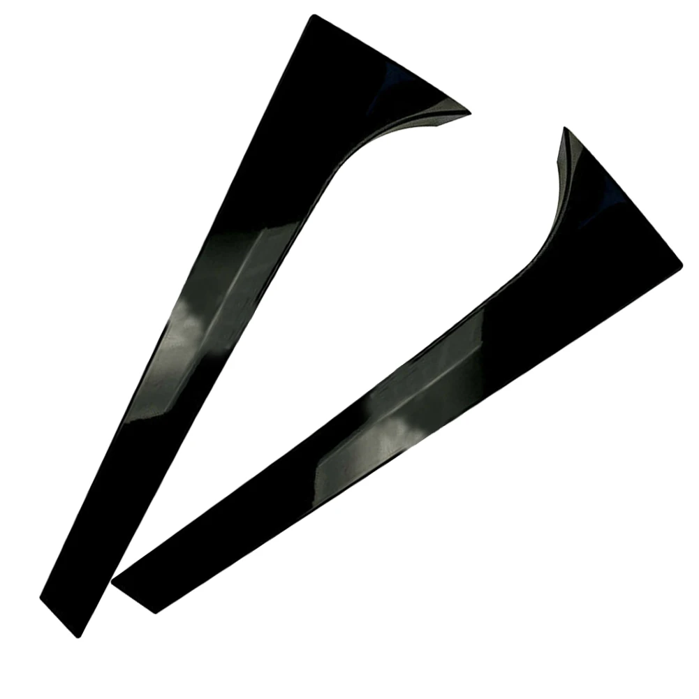 Глянцевый черный спойлер на заднее окно автомобиля накладка боковое крыло декор