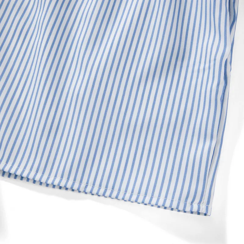 WPNAKS женские Модные свободные шорты в полоску с высокой эластичной талией