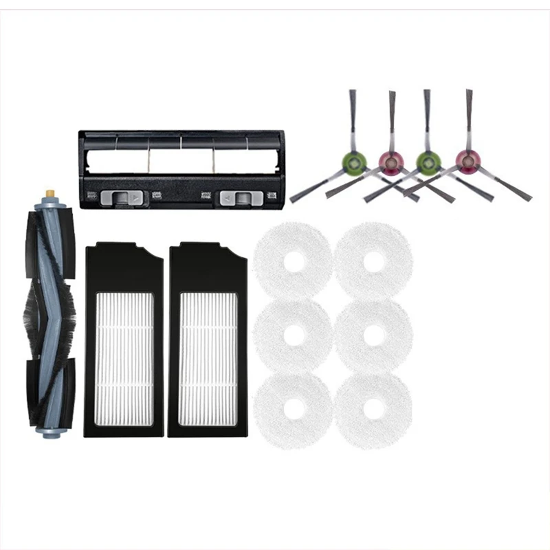 

For Ecovacs Deebot X1 Omni / Turbo Sweeping Robot Accessories Main Brush Side Brush Filter Rag Main Brush Cover