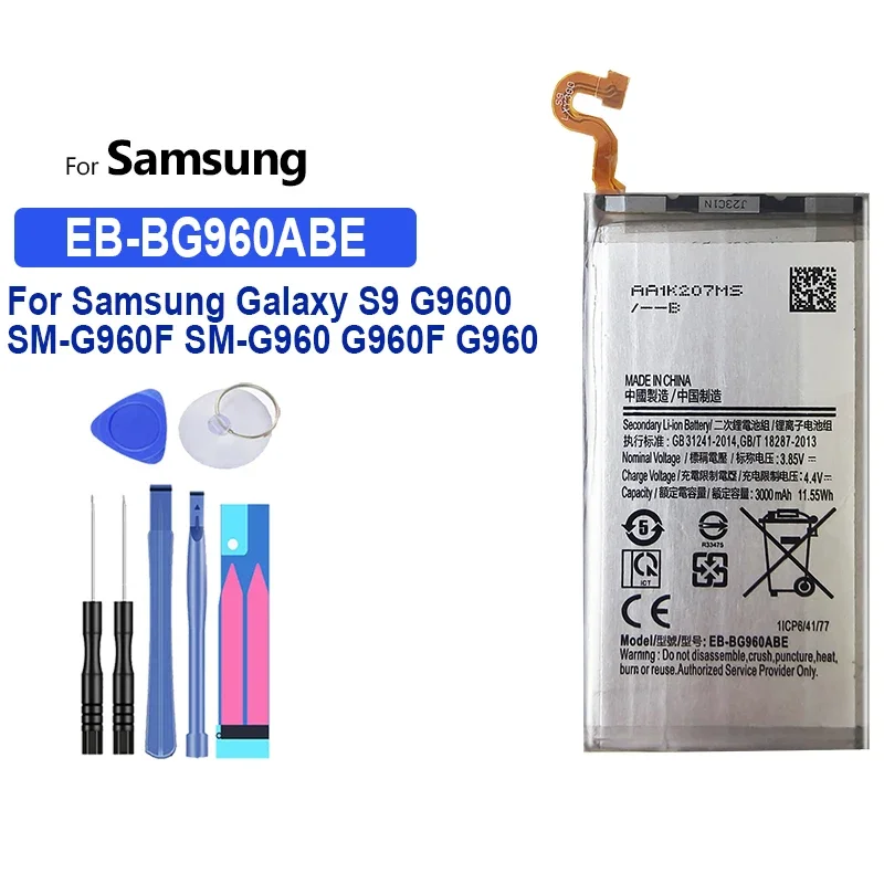 Новый аккумулятор EB-BG960ABE EBBG960ABE для Samsung GALAXY S9 G9600 G960F SM-G960 замена аккумулятора