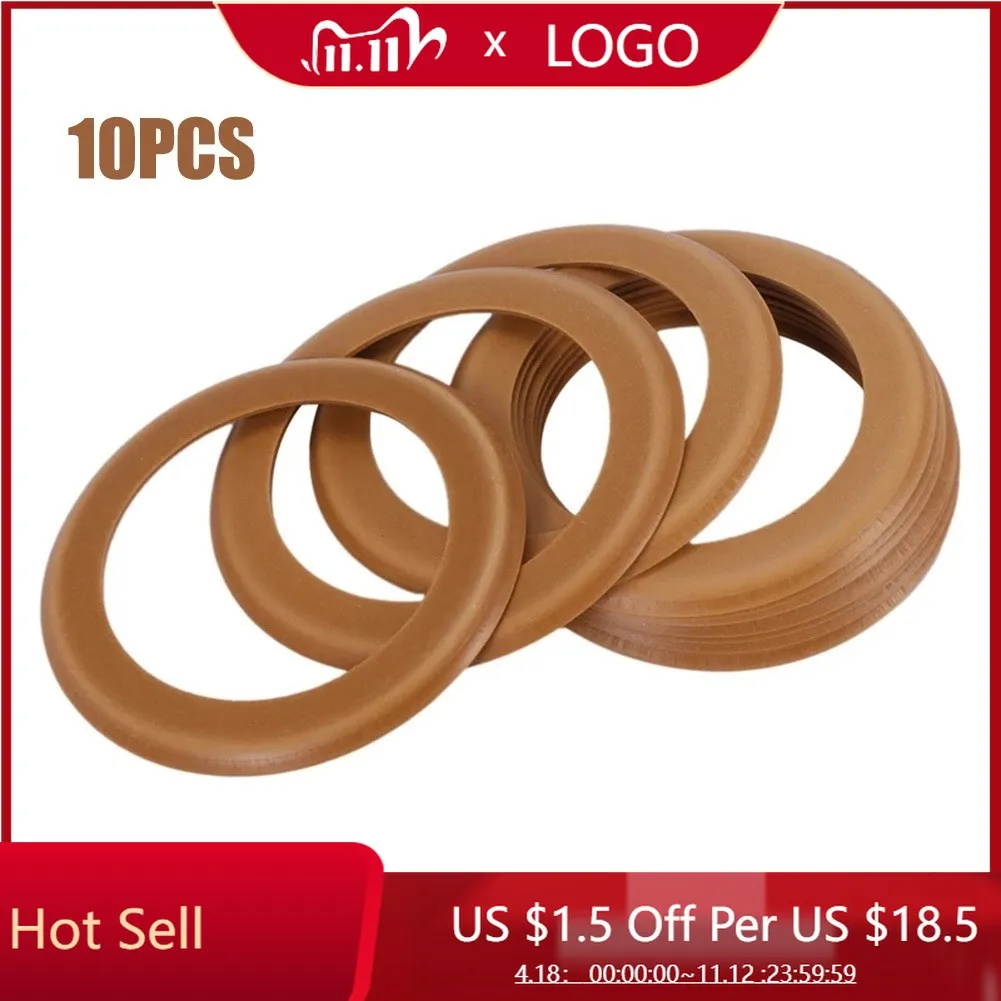 

10pc Air Compressor Piston Ring Pump Piston Rings Rubber Insulated For 1100w Oil-Free Silent Air Compressor