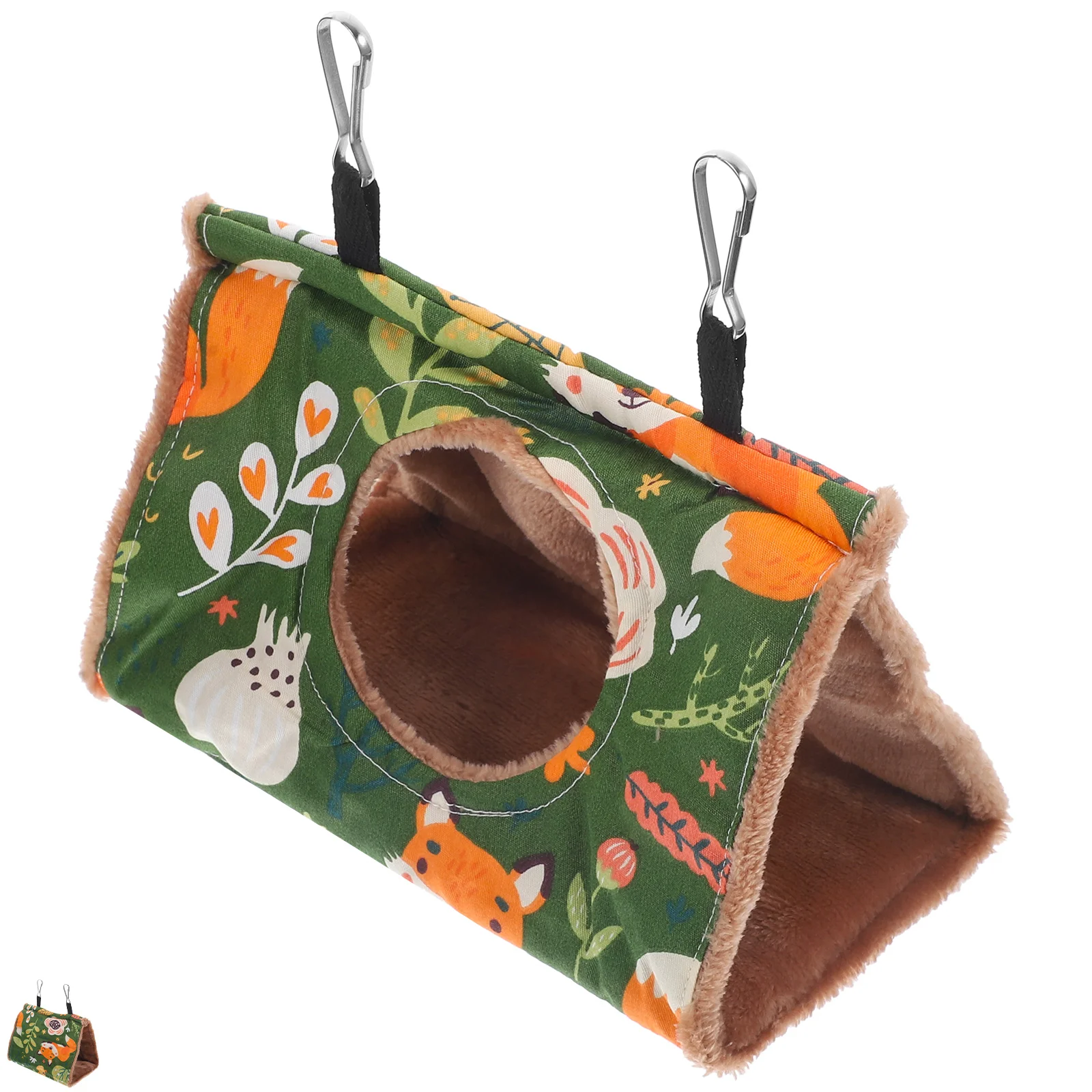 

Budgies Hanging Hammock Bird Sleeping Nest Side Open Bird Triangle Hammock