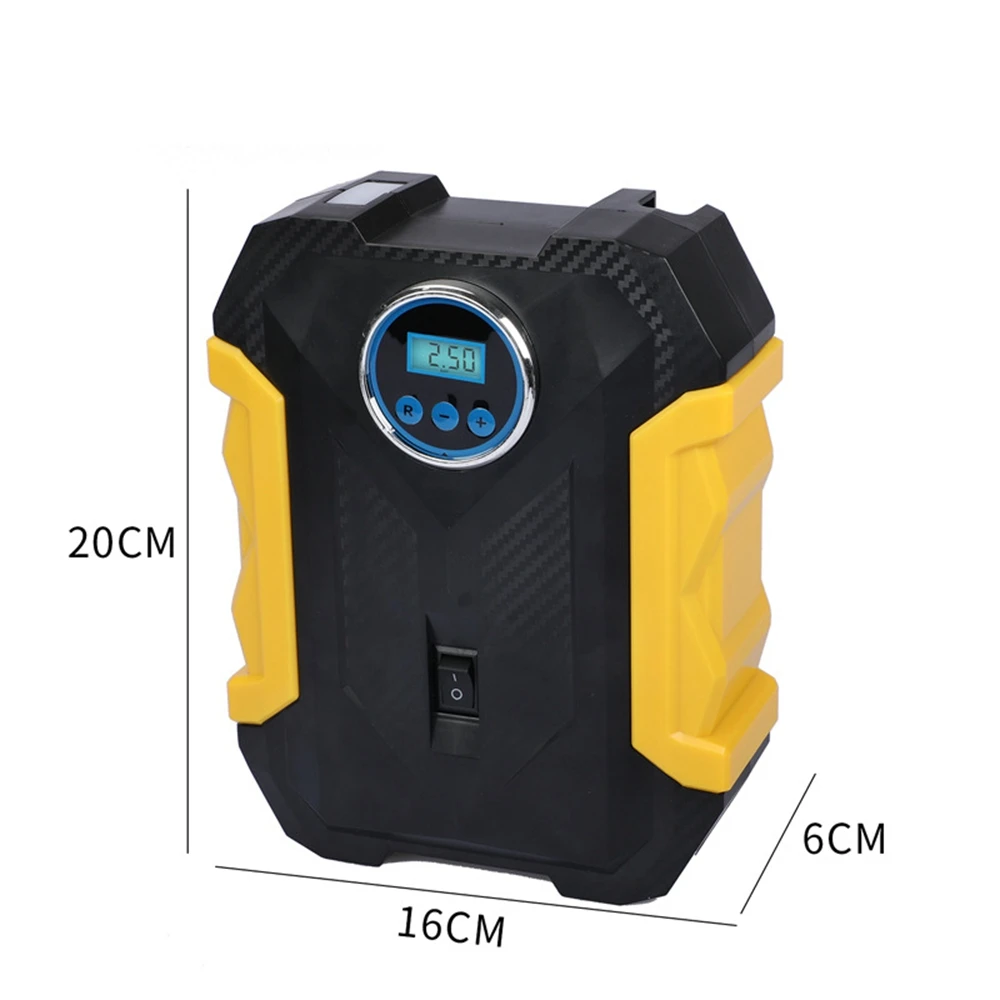 

Portable Automobile Air Compressor Digital Tire Inflation Pump LED Lamp Tire Compression Pump Compressor For Car Motorc