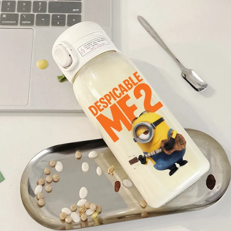 Пластиковая уличная бутылка для воды Гадкий я Миньоны герметичная Детская школа