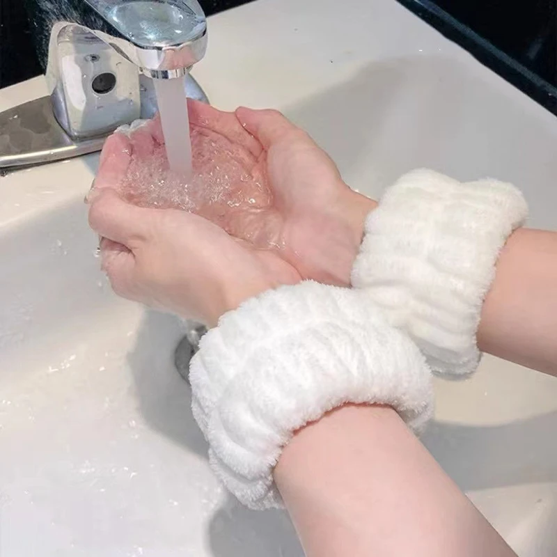 

Washing Wrist Wrist Wash Prevent 2pcs Face Liquid Washband Absorbent Band Wristbands Wrist Wristbands Microfiber Sweatband Towel