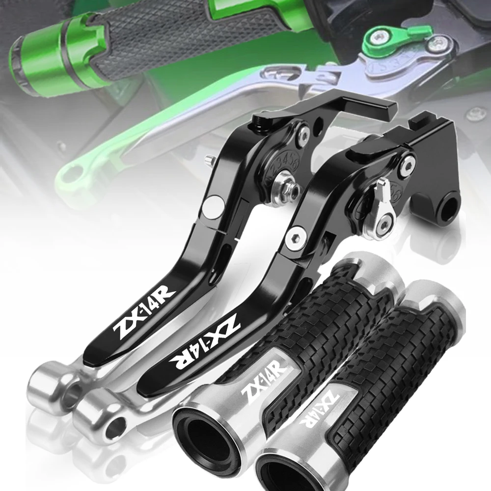 

ZX 14R 2006-2016 2015 2014 12 11 10 Регулируемые тормозные выдвижные рычаги сцепления для мотоцикла KAWASAKI ZX14R ручной Конец Стержня