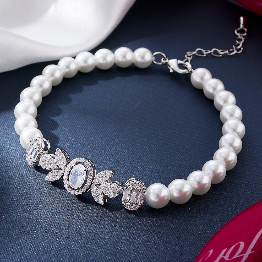 В ювелирных изделиях жемчужные Ювелирные наборы для женщин ювелирные изделия