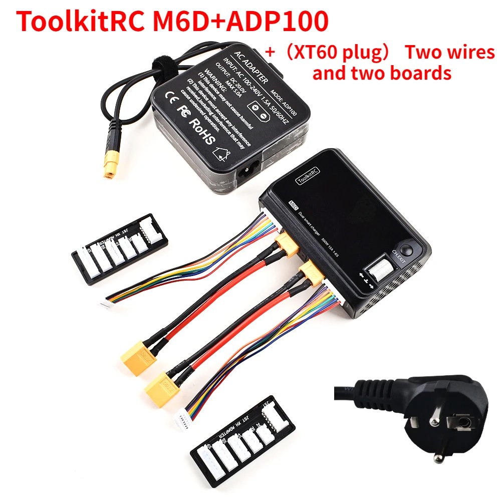 ToolkitRC M6D + TRX cables