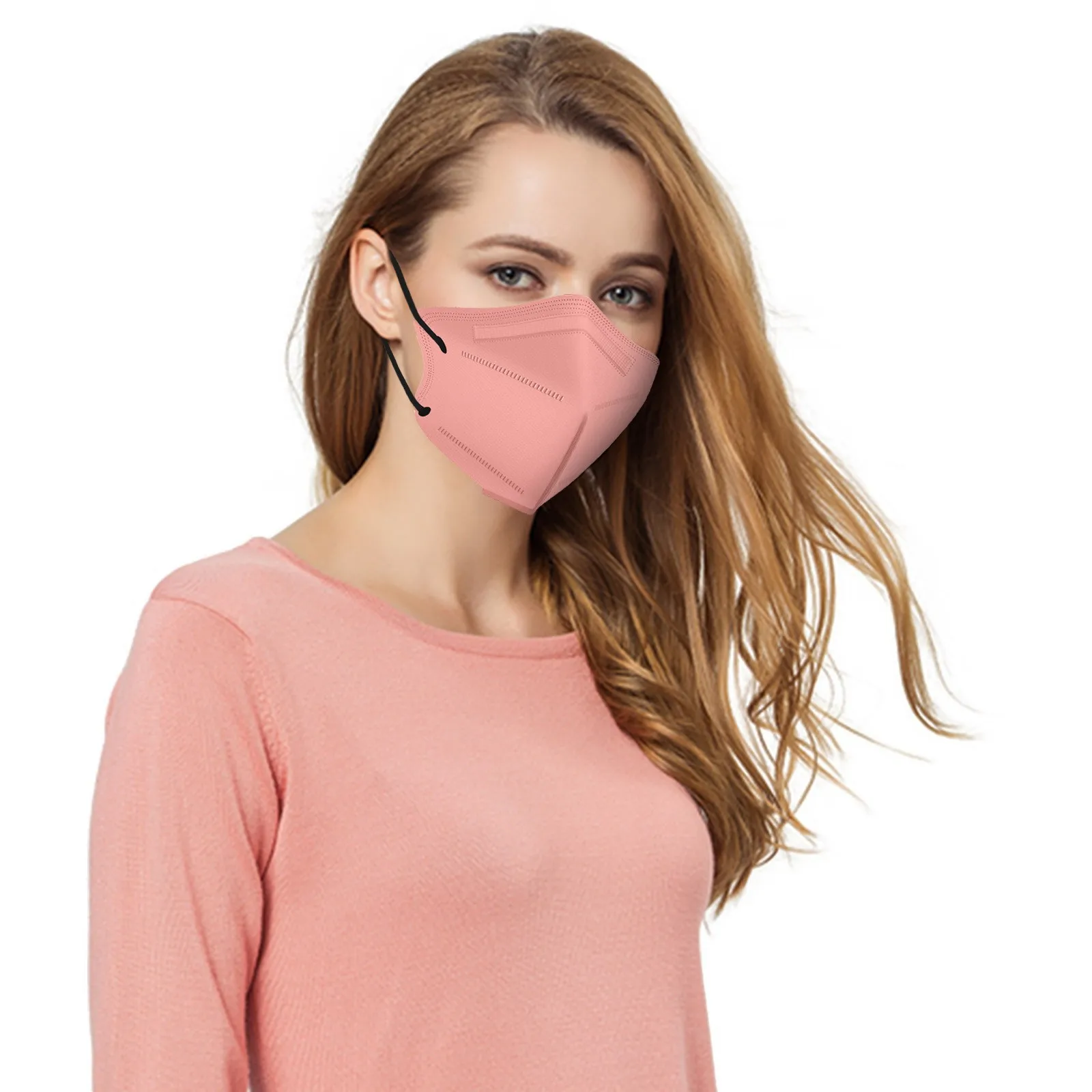 Morandi маска для взрослых FFP2 рот Kn95 маски 4-Lay Kn95mask 3D черные Fpp2 фильтр респираторные