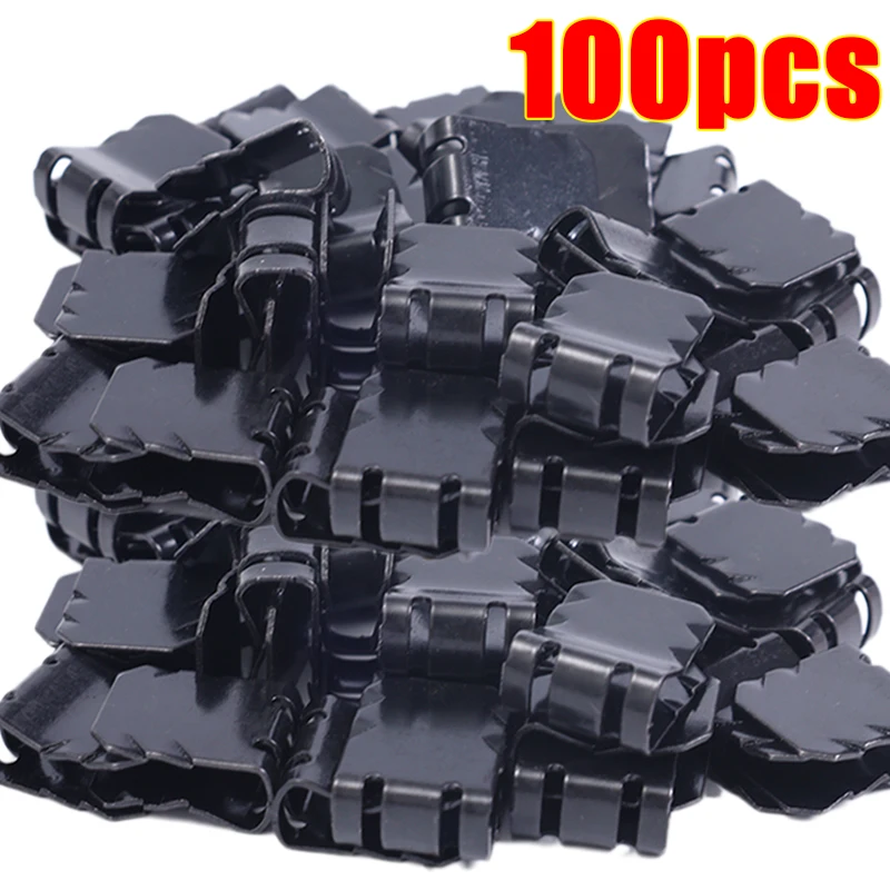 

Автомобильное крыло U-образные крепежные зажимы, автоматическая защита двигателя, пряжка, зажим для мотоцикла, грузовика, брызговик, металлическая фиксированная пряжка, крепеж, железные детали