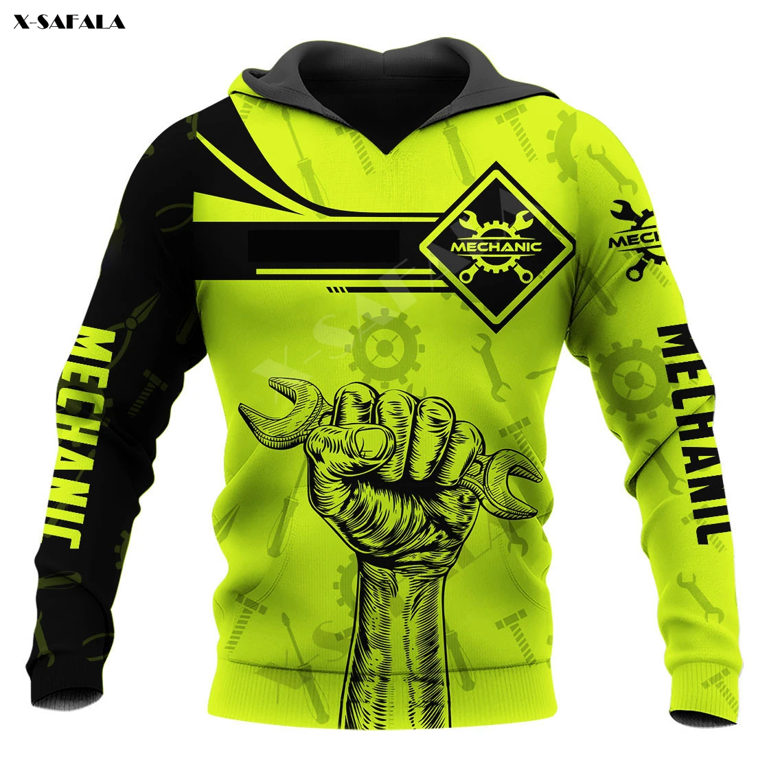 

Mechanic Operator Is Hero Heavy Equipment Flag 3D All Printed Hoodie Man Cotton Outwear Zipper Pullover Sweatshirt Casual Jacket