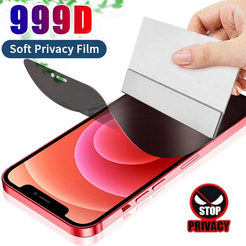 

Anti-Spy Hydrogel Film for IPhone 11 12 13 Pro Max Mini 6 7 8 Plus Privacy Screen Protectors for IPhone XS MAX X XR SE Not Glass