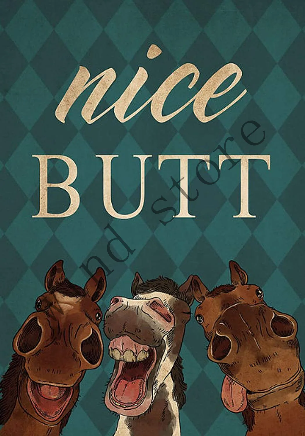 

Metal Tin Sign, pet signs，Nice Butt-cute And Funny Animals Retro Poster Bar Tin Sign, Coffee, Garage, Man Cave Wall Decoration