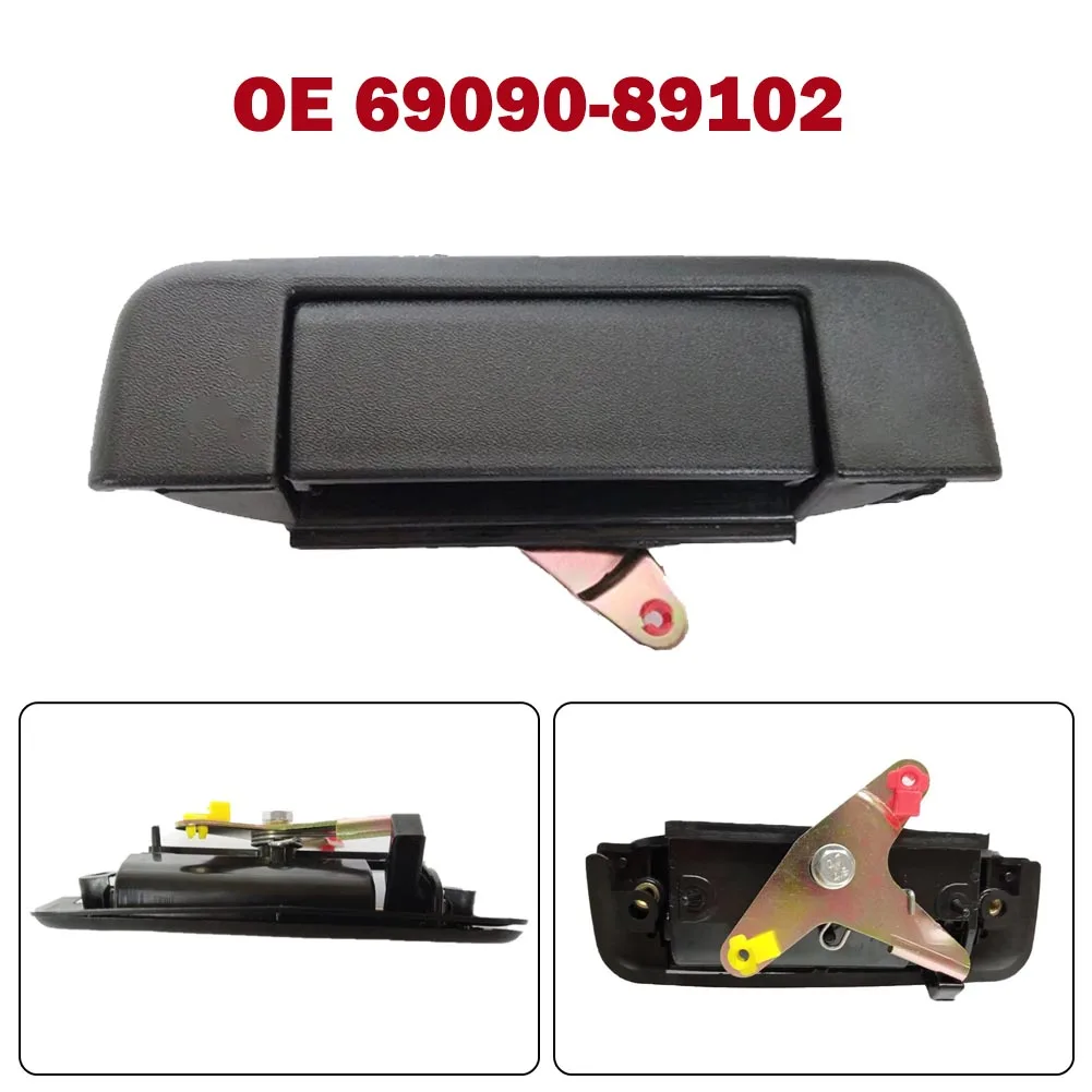 

Tail Gate Rear Tailgate Handle 1989-1995 2/4WD 69090-89102 Black Latch Tail Gate Metal Plastic Rear Tailgate 1pcs