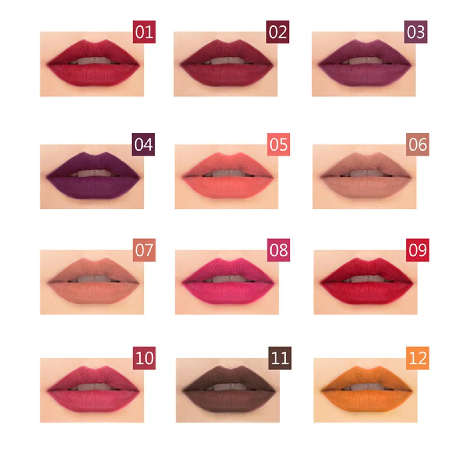 Waterproof Long Lasting Sexy Red Lipstick Nonstick Cup Makeup Lip Crayon Cosmetics