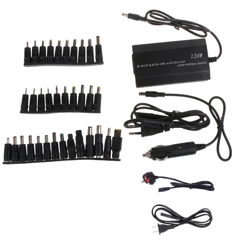 

Universal Laptop Adapters DC12V,15V,16V,18V,19V,20V,22V,24V Output Laptop Power Supply Wide Application